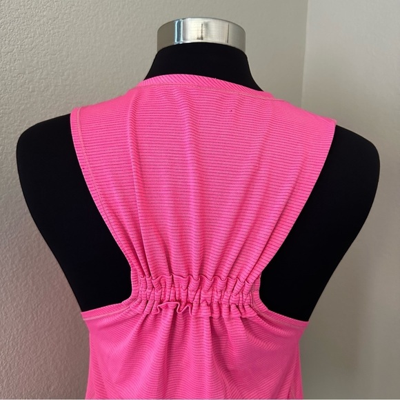 Lululemon In A Cinch Tank Top Heathered Neon Pink Size 8 - Picture 11 of 13